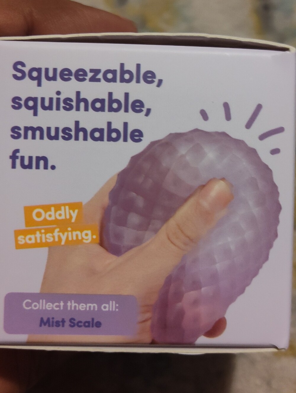 Speks Gump Squish Ball - Purple - Picture 2 of 5